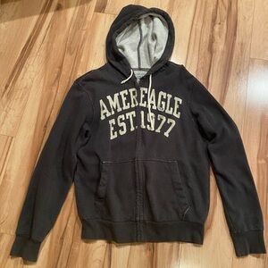 American Eagle Full-Zip Hoodie—S